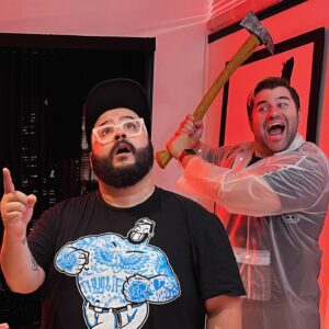 Steve Zaragoza Instagram - 📢 GUEST ALERT!! So excited to announce that the hilarious, insanely talented, indescribable @jackiebskinner is joining us as the FIRST GUEST of Moviejuana at @thegreenroomvenue on Friday April 26! Some tix still left! Grabbem inda biyo