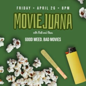 Steve Zaragoza Instagram - 📢 GUEST ALERT!! So excited to announce that the hilarious, insanely talented, indescribable @jackiebskinner is joining us as the FIRST GUEST of Moviejuana at @thegreenroomvenue on Friday April 26! Some tix still left! Grabbem inda biyo