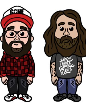 Steve Zaragoza Instagram - HAPPY 8 YEARS OF DYNAMIC BANTER! thank you for riding along! 💚