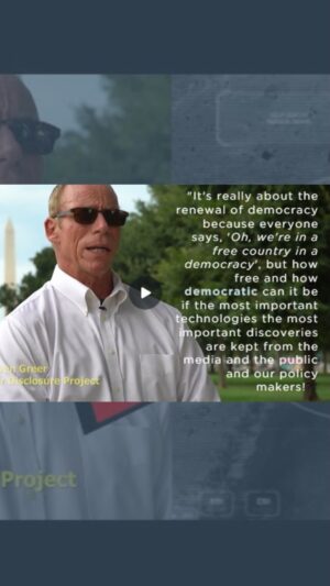 Steven M. Greer Instagram - It’s really about the renewal of democracy because everyone says ‘Oh we’re in a free country in a democracy’...
…but how free and how democratic can it be if the most important discoveries are kept from the media and the public and our policymakers?’

🎟️Learn more during Dr. Greer’s 2-day conference and The National Press Club Event in Washington - Experience history in the making at the Historic Disclosure Conference and DC screening of “The Lost Century”.

📅June 10 - 12, 2023.

🎥Watch the entire conference via webinar. All in-person and webinar attendees will receive access to the webinar replay for 2 months.

FOR MORE INFORMATION VISIT https://drstevengreer.info/historicdisclosurefb
https://geni.us/TheLostCentury 🔗Link in bio

#ufoendgame #thelostcentury #drstevengreer #ce5 #nationalpressclub #nationalpressclubevent #disclosure