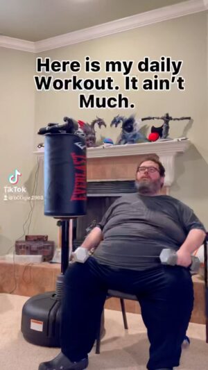 Steven Williams Instagram - Here is a work out fit for a 47-year-old disabled morbidly obese man. Join me