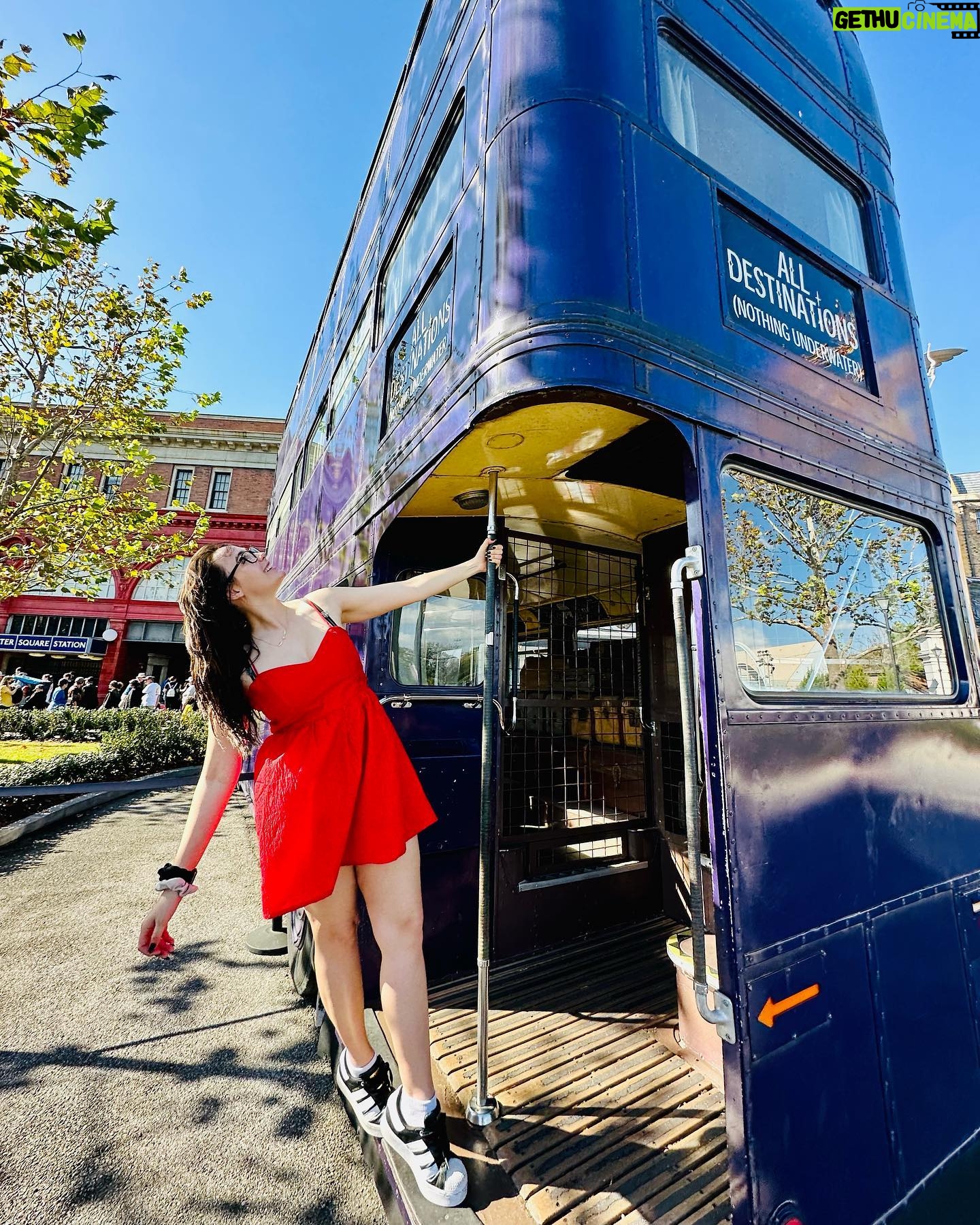 Stevie Lynn Jones - 708 Likes - Welcome to the Knight Bus, emergency transport for the stranded witch or wizard. Just stick out your wand hand, step on board, and we can take you anywhere you want to go. ✨⚡️ #wizardingworldofharrypotter #visitorlando #everydaymagic