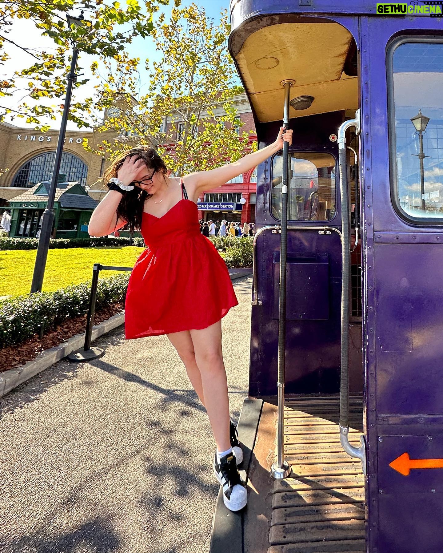 Stevie Lynn Jones - 708 Likes - Welcome to the Knight Bus, emergency transport for the stranded witch or wizard. Just stick out your wand hand, step on board, and we can take you anywhere you want to go. ✨⚡️ #wizardingworldofharrypotter #visitorlando #everydaymagic