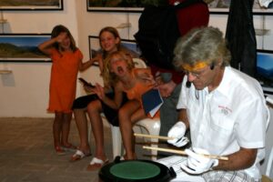 Stewart Copeland Instagram - Every dad needs backup.