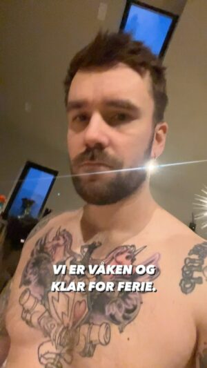 Stian Blipp Instagram - Dønn våken. Dønn klar for ferie.