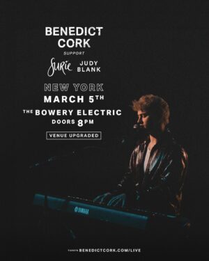 SuRie Instagram - New York, New York! I’m coming and singing for you!

Absolutely buzzing to be opening for the superior singing-songwriting sibling @benedictcork at his fabulous @theboweryelectric show, next Tuesday.

Not only that, but the exquisite @la.nskey will be joining me, so prepare yourselves for the sweetest sounds. It’s going to be an amazing night! 

📷 @leighkeily 🫶🏻