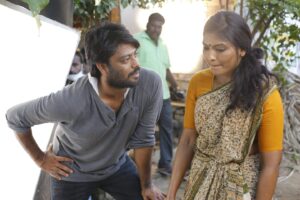 Subathra Robert Instagram - souvenirs of Bommai nayagi with Shan,à promising director !
#Bommai Nayagi watch on # Zee5 tamil !