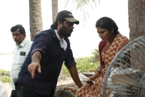 Subathra Robert Instagram - souvenirs of Bommai nayagi with Shan,à promising director !
#Bommai Nayagi watch on # Zee5 tamil !