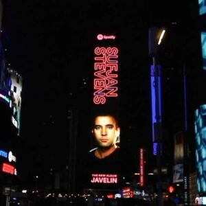 Sufjan Stevens Instagram - Javelin x @spotify Times Square, NYC