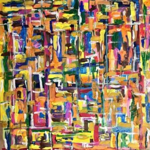 Sufjan Stevens Instagram - Working on some new paintings this month …. Color therapy BE WELL !

[This is a repost from Sufjan’s tumblr posted by @asthmatickittyrecords]