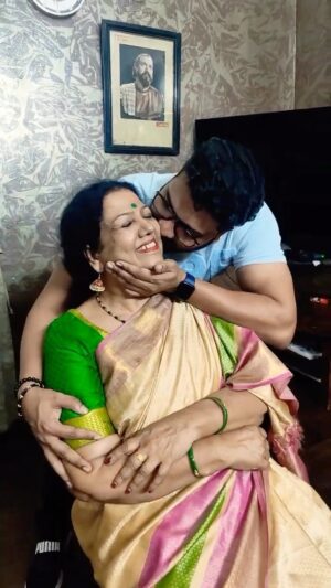 Sujan Lokesh Instagram - Picture says it all. Happy Mother’s Day. #srujanlokesh #mothersday