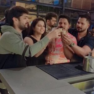 Sujan Lokesh Instagram - Xochi  bar n kicthen 😍😍
Belandur 
Delicious dining.😍..
Signature mocktails
Authetic flavour 
Crafted cocktails ..
Lively ambience ...

Thankyou @srujanlokesh
 & @greeshmasruja
For the memories 😍😍😍 

#xochi #xochiblr #rajarani02 #srujanlokesh #mocktails #cocktails #food #bar #kitchen