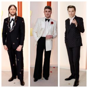 Summer Bellessa Instagram - My favorite #redcarpet looks from #oscars2023. Swipe to see my top guy looks. Tell me who was your favorite! Did I miss anyone? #oscarfashion #oscarpicks #caradelevingne