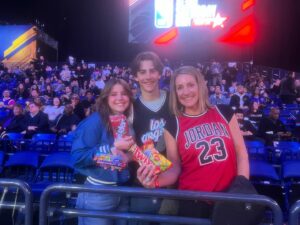 Summer Sanders Instagram - All-Star 2024 day 2 was amazing. It was a mini reunion for me and the kids were in serious awe! Thank you @nba for reminding my kids that I was once cool😂 …this was so much fun! 📷: nba and Dion
