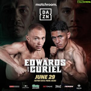 Sunny Edwards Instagram - Showtime is Back ⭐

@sunnyedwards returns on #EstradaBam against @gatitocuriel and inks a fresh promotional deal with @matchroomboxing 🤝 

#EdwardsCuriel | Jun 29 | @daznboxing