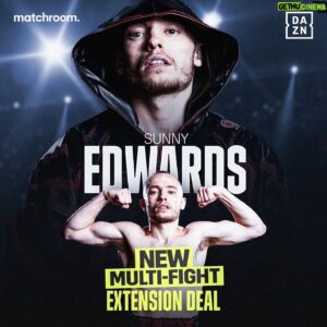 Sunny Edwards Instagram - Showtime is Back ⭐

@sunnyedwards returns on #EstradaBam against @gatitocuriel and inks a fresh promotional deal with @matchroomboxing 🤝 

#EdwardsCuriel | Jun 29 | @daznboxing