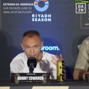 Sunny Edwards Instagram - Sunny Edwards is looking to get a win on the undercard of the one opponent that beat him 
👀

Watch the #EstradaBam presser LIVE via the link in bio 🙌

#EstradaBam | June 29 | Live on DAZN