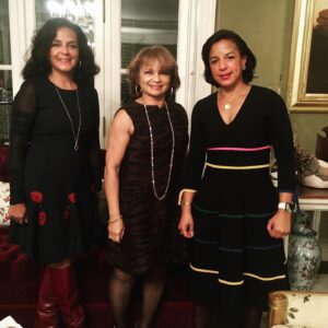 Susan Rice Instagram - Thanks to my friends Kathy, Carol, and Karen for hosting a wonderful #ToughLove book party this weekend in NYC!