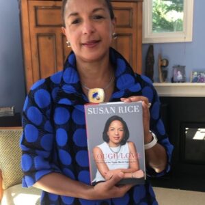 Susan Rice Instagram - I’m so excited to receive the first hard copies of my new book #ToughLove. You can pre-order now at susanricebook.com. Available in stores October 8.