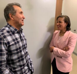 Susan Rice Instagram - No better way to close out the 2019 portion of the  #ToughLove book tour than on the hollowed ground of @NMAAHC. Thanks to everyone in the DMV who came out, and to Lonnie Bunch for moderating a great conversation and to my friend @petesouza for dropping by!