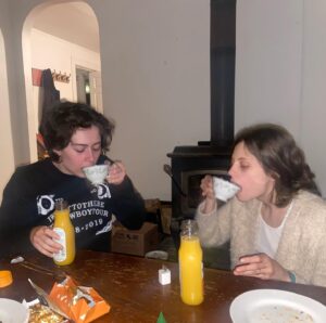 Susanna Skaggs Instagram - we did NOT use our airbnb’s nice china to take shots!