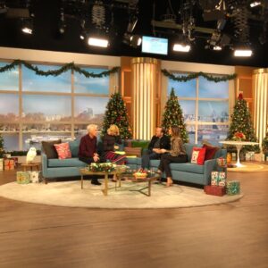 Susannah Fielding Instagram - Festive fun with @actualbenmiller on @thismorning