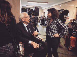 Susanne Bier Instagram - Dearest Donald. What an honour working with such a legend... #theundoing