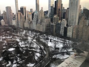 Susanne Bier Instagram - Wishing you all very safe and happy holidays... (photo taken whilst filming @undoinghbo last year - a falcon was surveying a snowy Central Park...) ❄️ ❄️ ❄️