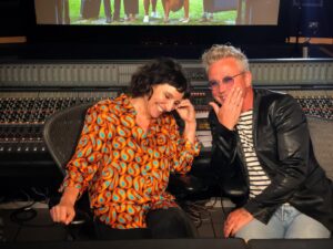 Susanne Bier Instagram - What a fun day spent in the studio with friend and wonderful composer of LOVE IS ALL YOU NEED Musical, @tomhelmig @oneandonlymusical