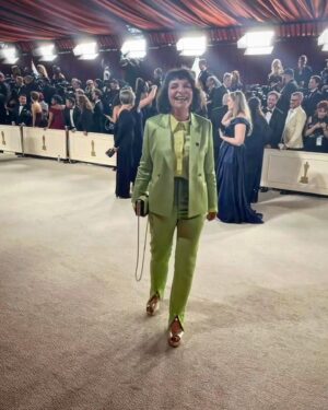 Susanne Bier Instagram - Last night on the Oscar’s Champagne Carpet… Congratulations to everyone involved, nominated and won! such a wonderful evening. 🎉 (suit by
Soeren Le Schmidt)