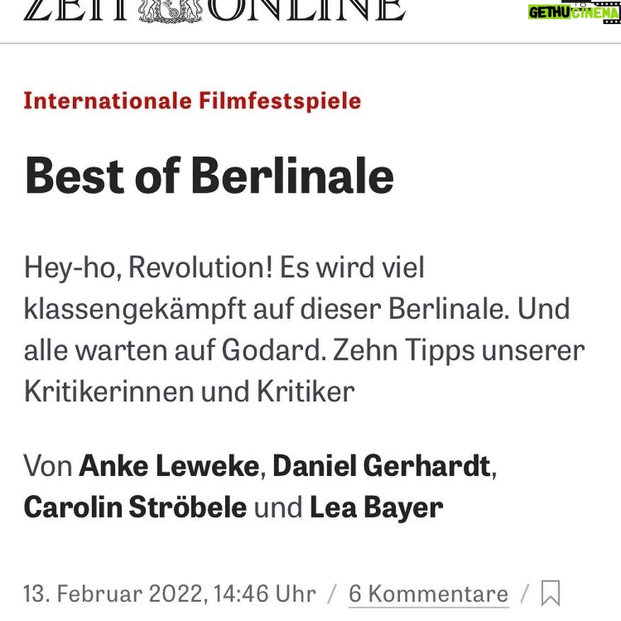 Susanne Wuest - 739 Likes - What a beginning of a journey for this amazing film ⦠congratulations again and again @nataschkasinel @heartwake @fortissimofilms @eksystent_filmverleih - Ioana Iacob ⨠and everyone elseā¦!
.
#lovefilms #lovecinema #berlinale #wemightaswellbedead #feature #review #wirkƶnntengenausoguttotsein