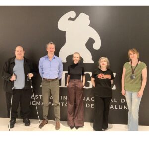 Susanne Wuest Instagram - Right before the awards were given… Can you guess from our faces how many hours of film we’ve watched? ( ~70 🔥)
Thank you so much @sitgesfestival for everything, most of all, for bringing us and everyone who joined celebrating cinema together ❤️🍿!!
And, please, everyone go and watch SISU 🔥 #winner #bestfeature 
.
More photos to come…
.
#sitgesfilmfestival #susannewuest in #isabelvollrath #hautecouture #marianaenriquez #christophemercier #williamlustig  #heidihoneycutt #jury #genrefilm #lovecinema #erdem #paulsmith #sitgesfestivalinternacionaldecinemafantasticdecatalunya