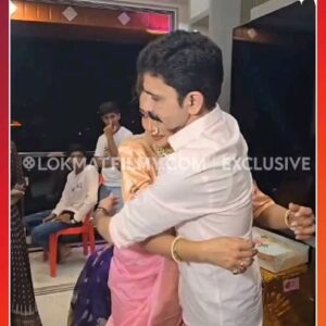 Sushant Shelar Instagram - मित्र सुशांत शेलारला पाहून रुपाली झाली भावूक 
#LokmatFilmy #rupalibhosle #sushantshelar