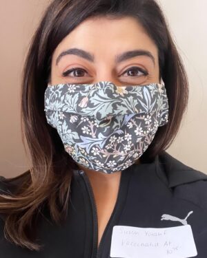 Susie Youssef Instagram - Just got my first dose of Astra Zeneca!  So grateful to my GP for the jab and the excellent lighting in her surgery.