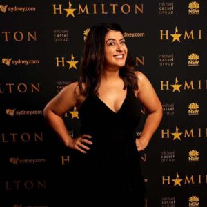 Susie Youssef Instagram - Tonight was magic. @hamiltonaustralia is electric. @brenthill is heaven. Theatre is back baby! ⭐️ #hamiltonaustralia 

Thank you @jjzandt 📸 ❤️
