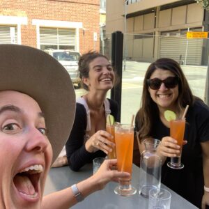 Susie Youssef Instagram - The final episode of #Deadloch is out on @primevideoaunz and it is extraordinary. Time to raise a glass/cup/sausage roll to the good people of Deadloch - I absolutely love you all. So many more excellent humans to thank and declare my love to but here is a start…