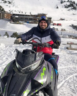 Suso Álvarez Instagram - Primer día de Snow , en moto 😜❤️