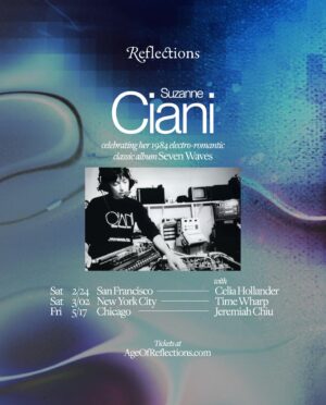 Suzanne Ciani Instagram - Suzanne Ciani (@sevwave) with her Buchla modular system in Contemporary Keyboard, June 1979. See her perform at Reflections (@ageofreflections), weaving live Buchla improvisation with themes from Seven Waves, her 1984 electro-romantic classic, presented in quadraphonic sound and immersive, wavey visuals. 

Tickets on sale now at our 🔗 in bio. 

🌊

SUZANNE CIANI
~ Particles & Waves Tour ~ 

⎐ SAN FRANCISCO (SOLD OUT!)
Saturday, February 24, 2024
Grace Cathedral
w/ Celia Hollander (@ceellliiiia)
↳ presented with Noise Pop   Synth News

⎐ NEW YORK CITY (🚨​LOW TICKET ALERT🚨​​)
Saturday, Mar 2, 2024 
Church of the Heavenly Rest
w/ Time Wharp (@usa_kaye)

⎐ CHICAGO (TICKETS MOVING FAST​​)
Friday, May 17
Fourth Presbyterian Church
w/ Jeremiah Chiu (@jeremiahchiu)
↳ presented with Empty Bottle

🌊

In the Contemporary Keyboard interview, Suzanne’s asked about the first music she made with the Buchla, back in the late 60s/early 70s. Wild how it still applies to her recent work.

“Back then it was a kind of spatial poetry. Sound landscapes. I was involved in creating imaginary musical spaces both literally and figuratively. I was doing quad spatial-modulation things. It was a sensation to be able to sculpt the sound and move it in space... I did come from a totally academic background, but I’m Italian [laughs] and I don’t have much patience for that kind of heavy, intellectual, dry, justified music. To me it’s got to be sensual, moving, and emotional.”

⁛ Poster art by @kazuhiro_aihara

📷: 1) Suzanne by Len DeLessio, 2) Contemporary Keyboard cover, 3) CK article, 4)  Reflections tour poster