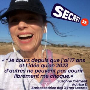 Suzanne Clément Instagram - Courir avec nous Secret3K.com 

Swipe for English 

#secret3k #courir #journéedelafemme #journeeinternationaledesdroitsdesfemmes