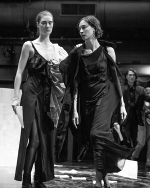Sydney Lemmon Instagram - A--Company Collection 9 1/2
(part of) ANTIGONE by Sophokles
presented at Baryshnikov Arts Center
@a____company

conceived and designed by  SARA LOPEZ 
@_____saralopez 
theatre direction  DAPHNÉ DUMONS 
@daphnedumons 
antigone  RAD PEREIRA
@______rad___ 
ismene/guard  SYDNEY LEMMON 
@sydney_lemmon 
kreon  JEREMY O. HARRIS 
@jeremyoharris
chorus leader  BOBBI SALVÖR MENUEZ
@hi_its_bobbi 
chorus  SOPHIE BECKER
@trophysophie
chorus  BLAKE ABBIE
@blakeabbie
chorus  DIAMOND STINGILY 
@ima_beat_yo_ass_on_dis_train 
casting direction  TAYLOR WILLIAMS 
@tayw817
fashion direction  MATTHEW HOLMES 
@matttholmesss
jewelry  A--COMPANY x LL, LLC 
@ll_llc
set design  CHLOÉ GUERBOIS 
@chloeguerbois
sound  TARYN BLAKE MILLER 
@tarynblakemiller
hair key  DYLAN CHAVLES
@dylanchavles
beauty key  DAN DURAN 
@danduran__
press  NANCY XU 
@nancy___xu 
production  PAIGE VITI 
@pkv15
lookbook JOHN GRIFFITH 
@johnbaingriffith
BTS and show documentation CARLY REIS 
@carlyries