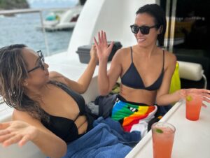 Sydney Viengluang Instagram - Hope we made your milestone birthday celebration this past weekend wonderful and memorable @rohndizzle ! Grateful for your 20  years of friendship, laughter, and all the memories we’ve made together and hopefully will continue to make in this next chapter of your life! I’m so glad you’re on the west coast now. Love you bestie! Diamonds are forever 💎💎❤️❤️

#puertovallarta #mexico #birthday #diamonds