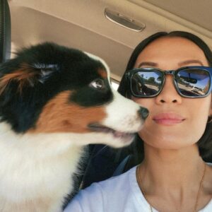 Sydney Viengluang Instagram - Happy New Year my dears! 2023 was a bittersweet year. The bitter, losing my boy Bosly and dealing with that grief continues to be challenging. The sweet, my new pup—Giles. The past couple of months have been a blur, training and raising a puppy. He’s definitely feisty and head strong! Grateful I got to end the year with some of my favorite people. Cheers to more sweet moments in 2024 🥂🙏🏽