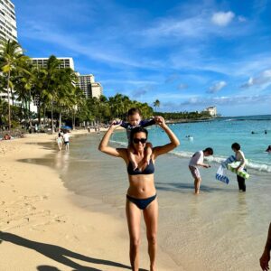 Sydney Viengluang Instagram - Took our parents to visit Hawaii for the first time. They loved it! Highlights were seeing my parents laugh and play in the ocean, taking my sister and dad to go snorkeling for the first time to swim with the turtles and countless fish, and spending quality time with my family. Making memories to last a lifetime ♥️🙏🏽

#hawaii #waikiki #oahu #family