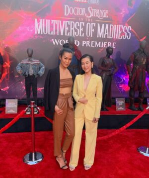 Sydney Viengluang Instagram - Had a blast last night at the @marvel Doctor Strange in the Multiverse of Madness World Premiere! P.S. Marvel & @disney, Shangchi is great but how about a Southeast Asian superhero one day, wink wink 😉 

📸: @sthanlee 

#marvel #drstrange #drstrangeinthemultiverseofmadness #disney
