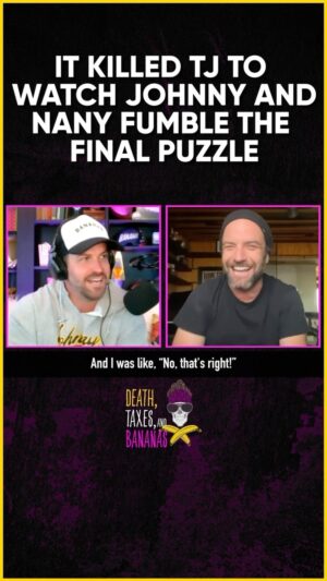 T.J. Lavin Instagram - 🔥SIZZLIN NEW EPISODE🔥 The Host with the Most @tjlavin stops by to give his final take on Ride Or Dies, pours some salt in the wound after my finals loss 😫🧂 and breaks down the new season of @thechallenge Global Champs 🌎🥊 On an ALL NEW Death, Taxes, and Bananas Podcast 💀💰🍌 (LINK IN BIO) #deathtaxesbananas
