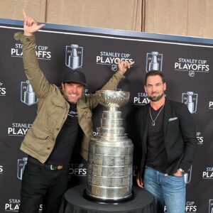 T.J. Lavin Instagram - Go Knights Go!!!!! @vegasgoldenknights  my man Shane coming through w the plug to take a pic w the cup!!!! Good times…. Thank you man