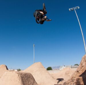 T.J. Lavin Instagram - I never knew to call it fold and hold but that’s what I tried to do. Haha #bmx #bmxfamily #shoulderbleed