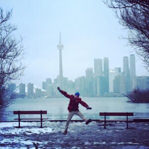 T.R. Knight Instagram - G’bye Toronto! Very thankful I got to work with such a lovely crew of humans in this lovely city! #awkwardgratitudedance