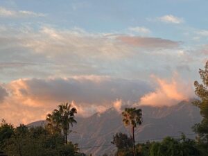 T.R. Knight Instagram - Sunset after the rain. Thank you, sky!