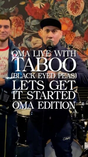 Taboo Instagram - OMA and Taboo love to inspire the next generation of musicians, and today we are rocking with Taboo’s 12 year old son @journey.jameson. He’s a dope drummer and musician all round. Let’s get it started! #OMAband #OMAuk #blackeyedpeas #taboonawasha #letsgetitstarted #hiphop #rap #losangeles